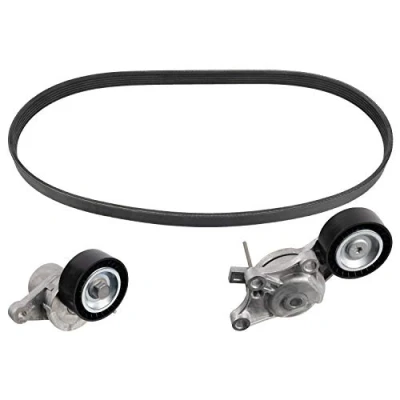 Abbildung von FEBI BILSTEIN 170033 Keilrippenriemensatz mit Spannelement CITROËN: Berlingo II, C5 III Kombi, 3, PEUGEOT: 5008 I, 508 I SW, 308 SW