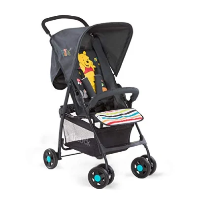 Abbildung von hauck Buggy Sport, Ultra Leicht nur 5,9 kg, für Kinder bis 15 Klein Zusammenklappbar, Reisebuggy mit Liegefunktion, Extra Großer Korb 3 kg (Disney Pooh Geo)