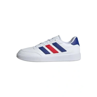 Abbildung von adidas Herren Courtblock Shoes Schuhe, Cloud White/Cloud White/Scarlet, 45 1/3 EU