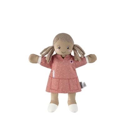 Abbildung von Sterntaler HAND Krankenschwester Kuscheltier für Kinder, Größe: One Size, Mittelrot