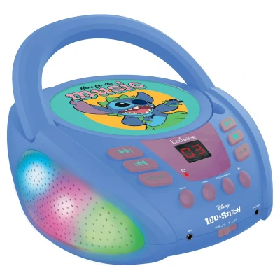 Abbildung von Lexibook Leuchtender Bluetooth CD Player Disney Stitch