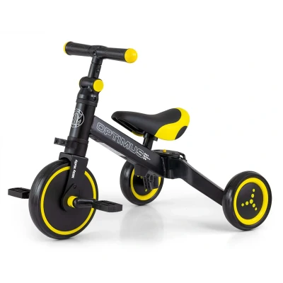 Abbildung von Milly Mally Optimus 3 in 1 Dreirad, Schwarz