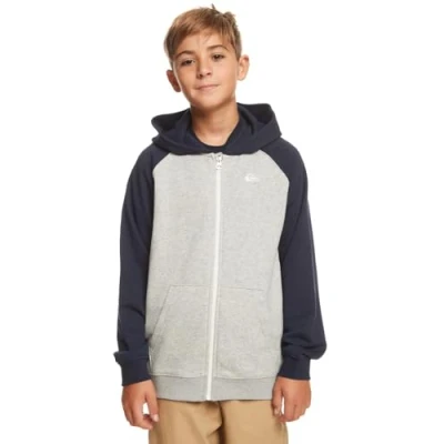 Abbildung von Quiksilver EASY DAY ZIP Youth Sweatjacke für Kinder, Größe: 140, Light grey heather