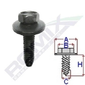 Abbildung von ROMIX C60619 Schraube PEUGEOT: 3008 I, 5008 207 Schrägheck, CITROËN: C8, C3 Picasso
