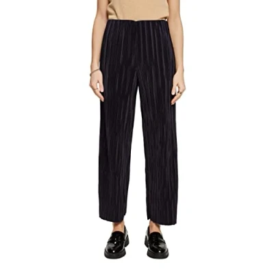 Abbildung von Esprit Glssy PLTD Stoffhose, Damen, Größe: 36, Navy