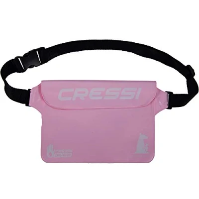 Abbildung von Cressi Unisex Erwachsene Kangaroo Dry Pouch Wasserdichter Beutel, Hellrosa, One Size