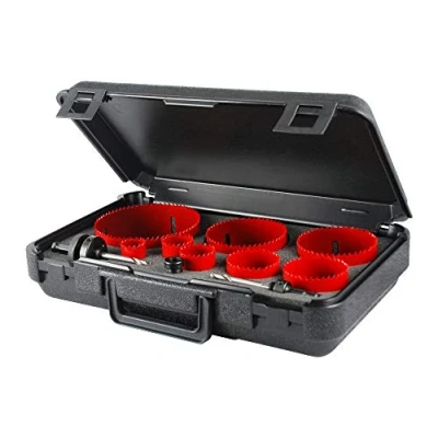 Abbildung von RIDGID 26991 Modell 1251 Skandinaviensatz, Lochsägensatz, 1&quot; (25 mm), 1 1/4&quot; (32 3/8 (35 2&quot; (51 2 1⁄8 (54 3&quot; (76 3 5/8&quot; (92 4 1/2&quot; (114 mm)