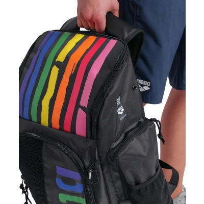 Abbildung von ARENA Spiky III Rucksack 45, Schwimmsportler, Sport, Fitnessstudio, große Trainingsausrüstung, Schwimmtasche für Damen und Herren, 45 Liter, Pride