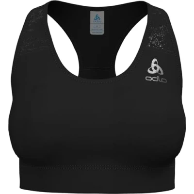Abbildung von ODLO Essential Sportbh mit leichter Stützkraft, Damen, Größe: Small, Black