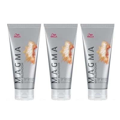 Abbildung von Wella Magma Post Treatment 3 x 200 ml Haarpflege By Blondor