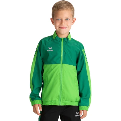 Abbildung von Erima Six Wings Präsentationsjacke Kids gruengruen, 128 Kinder