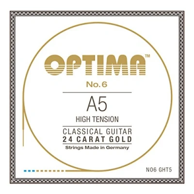 Abbildung von Klassikgitarre Saiten No. 6 Special Silver Einzelsaite A5w vergoldet high NO6.GHT5