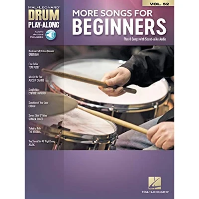 Abbildung von More Songs for Beginners: Drum Play Along Volume 52: Includes Downloadable Audio (Hal Leonard Along, 52, Band 52)