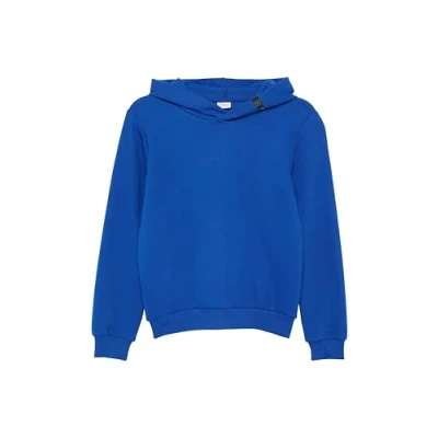 Abbildung von s.Oliver Kapuzenpullover für Kinder, Größe: 146/152, Royalblau
