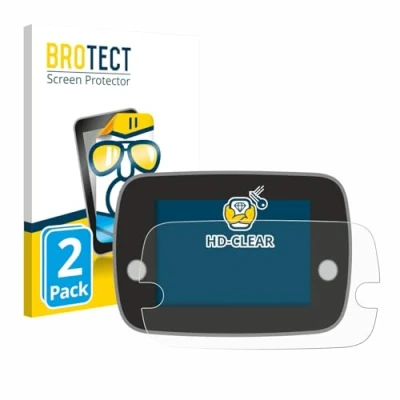 Abbildung von BROTECT (2 Stück Schutzfolie für Fiat 500 Series 8 2020 Uconnect 7&quot; Displayschutz Folie Ultra Klar