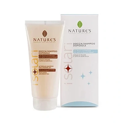 Abbildung von Nature&#039;s After Sun Shampoo &amp; Showergel, mit Melonen Fruchthydrolat und Aprikosenmilch, 200ml