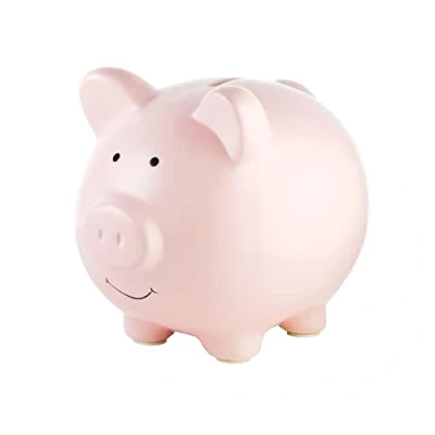 Abbildung von Pearhead Sparschwein, Keramik, Rosa, Einheitsgröße