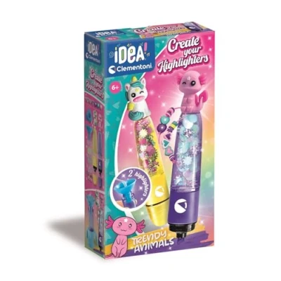 Abbildung von Clementoni® Kreativset Idea, Deine Textmarker Kreationen Tiere im Trend