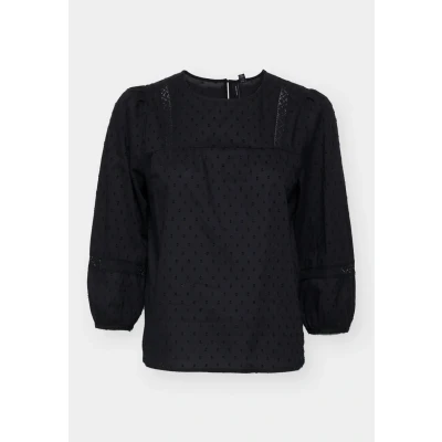 Abbildung von Vero Moda Vmtrine 3/4 NOOS Bluse, Damen, Größe: XS, Black
