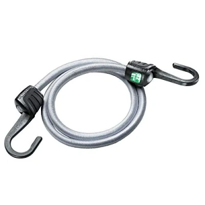 Abbildung von Gummi Spannseil mit Haken [80 cm langes Spannseil] [Stahlhaken]