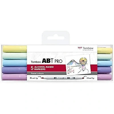 Abbildung von Tombow ABT PRO alcohol based marker set Pastel colours 5pcs