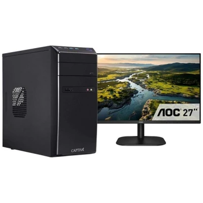 Abbildung von CAPTIVA Power Starter R75 515 TFT Bundle Business PC Komplettsystem (27&quot;, AMD Ryzen 5 5600G, 32 GB RAM, 1000 SSD)