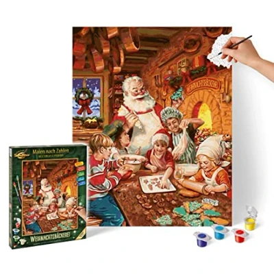 Abbildung von Schipper Malen nach Zahlen Master Class 40x50cm Weihnachtsbäckerei 609130890
