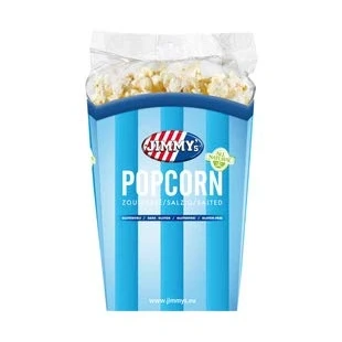 Abbildung von Jimmy&#039;s popcorn zout 90 gr 6x Gesamtgewicht 540