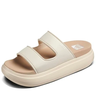 Abbildung von Reef Cushion Bondi 2 BAR Pantolette hoch, Damen, Größe: 38.5, Vintage/oasis Kunststoff