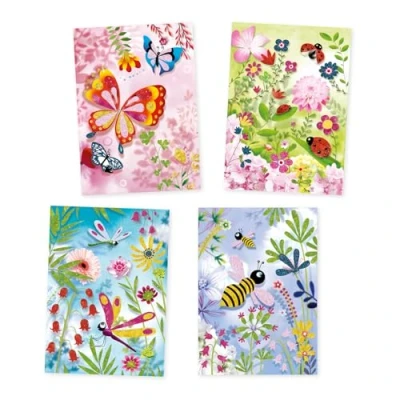 Abbildung von DJECO Kreativset Bastelpackung Glitzerbilder mit Glitzersand