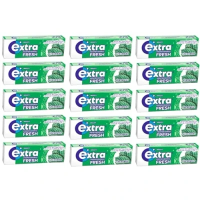 Abbildung von Wählen Sie unter 4 verschiedenen Sorten Wrigleys Extra Professional Fresh jeweils 15 x10 Dragees Ein Angebot von FISGUS by krass shoppen de (Spearmint)