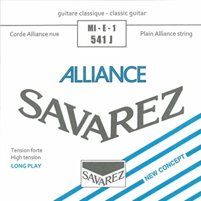 Abbildung von Savarez Classical Guitar Strings Alliance HT Classic 541J Einzelsaiten E Carbon hoch
