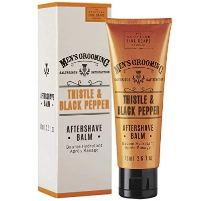 Abbildung von Scottish Fine Soaps Balsam Men&#039;s Grooming Thistle &amp; Black Pepper Aftershave 75 ml Für Männer