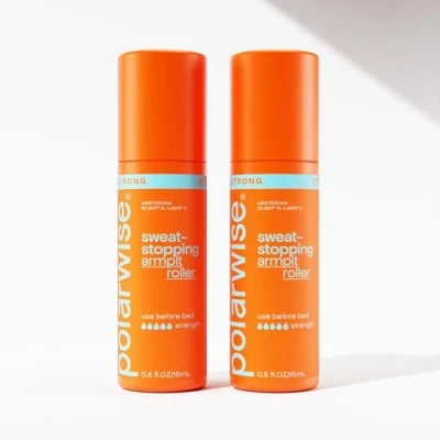 Abbildung von Polarwise Strong Roller Bundle Antitranspirant gegen starkes Schwitzen effektiver Schutz vor Achselschweiß Mehr als ein Deodorant 30 ml