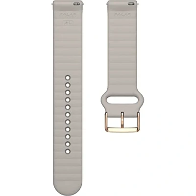 Abbildung von Polar Unisex Erwachsene 20mm Wristband (Compatible with Unite, Ignite and Pacer Series) 20 mm Armband, Greige, S L