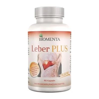 Abbildung von BIOMENTA Leber Plus 90 Kapseln mit Mariendistel, Löwenzahn, Artischocke uvm Kapseln, 90,00 St., 69.47 g