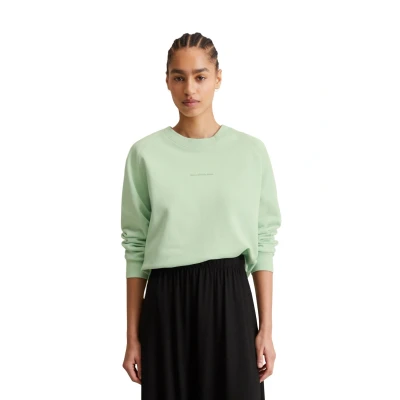 Abbildung von Marc O&#039;Polo Denim DFC Relaxed Sweatshirt, Damen, Größe: Large, Mint mist
