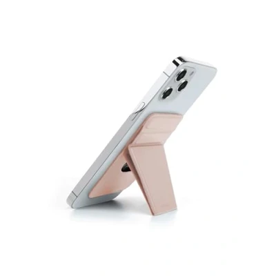 Abbildung von Uniq Lyft MagSafe Kartenhalter mit Ständer Blush Pink Rosa