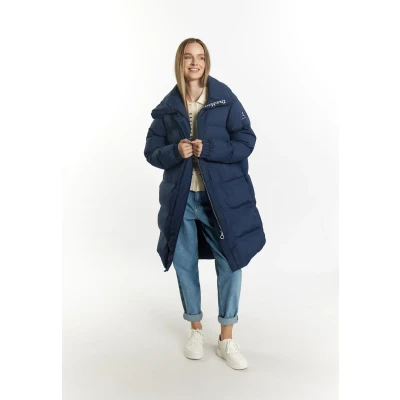Abbildung von DREIMASTER Maritim Damen Wintermantel mit Wattierung L / Marine 100% Polyester