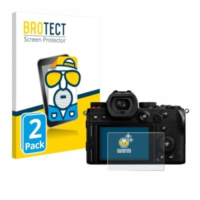 Abbildung von BROTECT Entspiegelungs Schutzfolie für Panasonic Lumix DC S5 / S5D (2024) (2 Stück) Matte Displayschutz Folie, Anti Reflex, Fingerprint