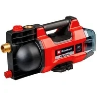 Abbildung von Einhell Akku Gartenpumpe Power X Change AQUINNA 18/28, mit Leistungsstufenschalter und Überlastschutz