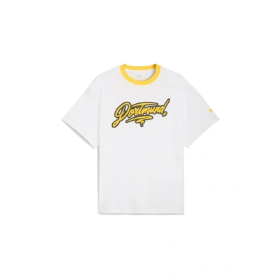 Abbildung von Puma HOOPS x Borussia Dortmund T Shirt I Herren Mit Plain White Größe: M
