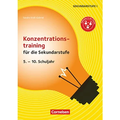 Abbildung von Konzentrationstraining für die Sekundarstufe (2. Auflage) 5. 10. Schuljahr: Kopiervorlagen