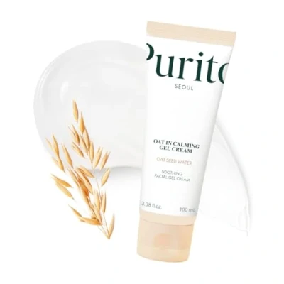 Abbildung von PURITO Oat in Calming Gel Cream 100 ml/3,38 fl. oz. vegan, Gesichtscreme, Feuchtigkeitscreme für das Gesicht, natürliche Inhaltsstoffe