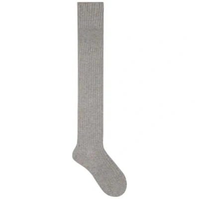 Abbildung von KUNERT Damen Overknee Ajour Stripe Fashion grey 1570 39 42
