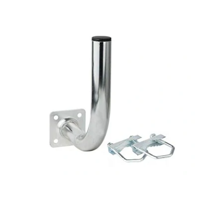 Abbildung von Geländerhalterung SAT Halterung Balkon Halter L200 mit 2 Schellen Wandabstand 20cm