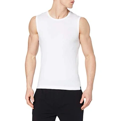 Abbildung von Schiesser Herren Tank Top Unterhemd, Blickdicht, Weiß (100 weiss), 6