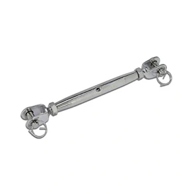 Abbildung von Edelstahl Wantenspanner M8 mit 2 Gabeln, 1 Stk, rostfrei, poliert, V4A AISI 316 Tecklenborg Kegel GmbH