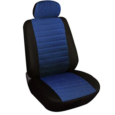 Abbildung von WOLTU 7232 Sitzbezug Auto Einzelsitzbezug universal Größe, 1er Set,schwarz/blau