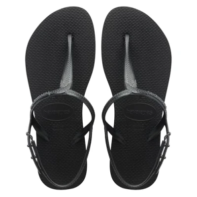 Abbildung von Havaianas Twist, Flache Sandale, Black, 27/28 EU